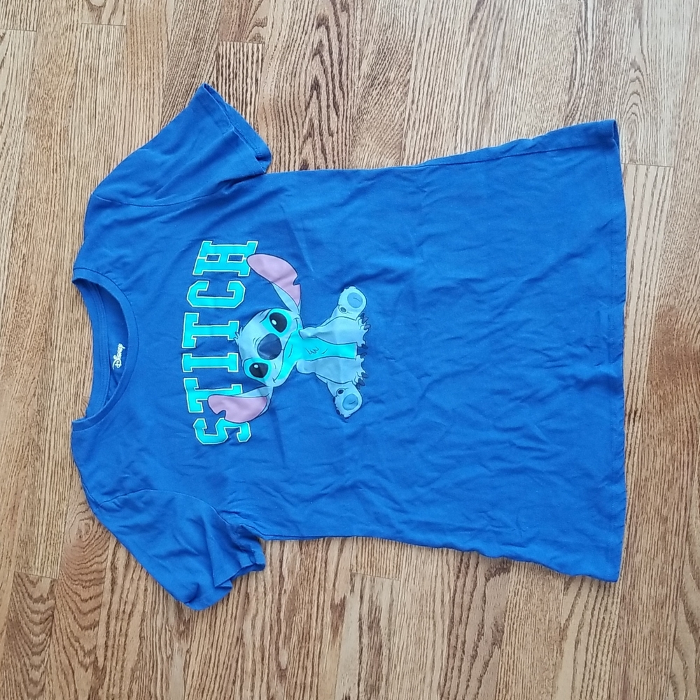 (M) Disney Cotton Blend Lilo & Stitch Graphic Short Sleeved Tee Casual Vacation